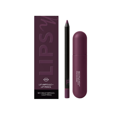 Waterproof Matte Lipliner Pencil Set Long Lasting Non Drying Perfec Lining Filling Lips Moisturizing Plump Lip Color Lip Care