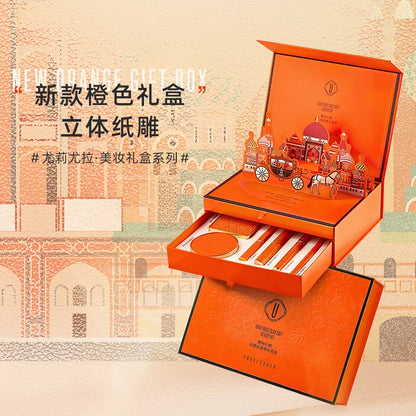 Orange Style Makeup Set Lipstick Mascara  Cosmetics Gift Set Kit Christmas New Year Gift Valentine's Day Gift