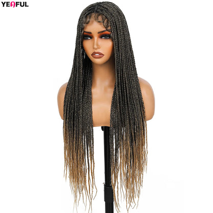 Braided Wigs Lace Front Synthetic Wig Bohemian Braided Wigs Boho Braids Wig Full Lace Braided Wigs Cheap Wigs On Sale Clearance