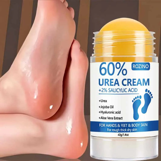 [Super Anti-Cracking] 60% Urea + 2% Salicylic Acid Hand and Foot Stick, Super Strong 50X Anti-Cracking Hand and Foot Cream Stick Plus+, Super Strong Anti-Cracking, 2-Minute Deep Moisturization, Fast Results, Deep Hydration, L