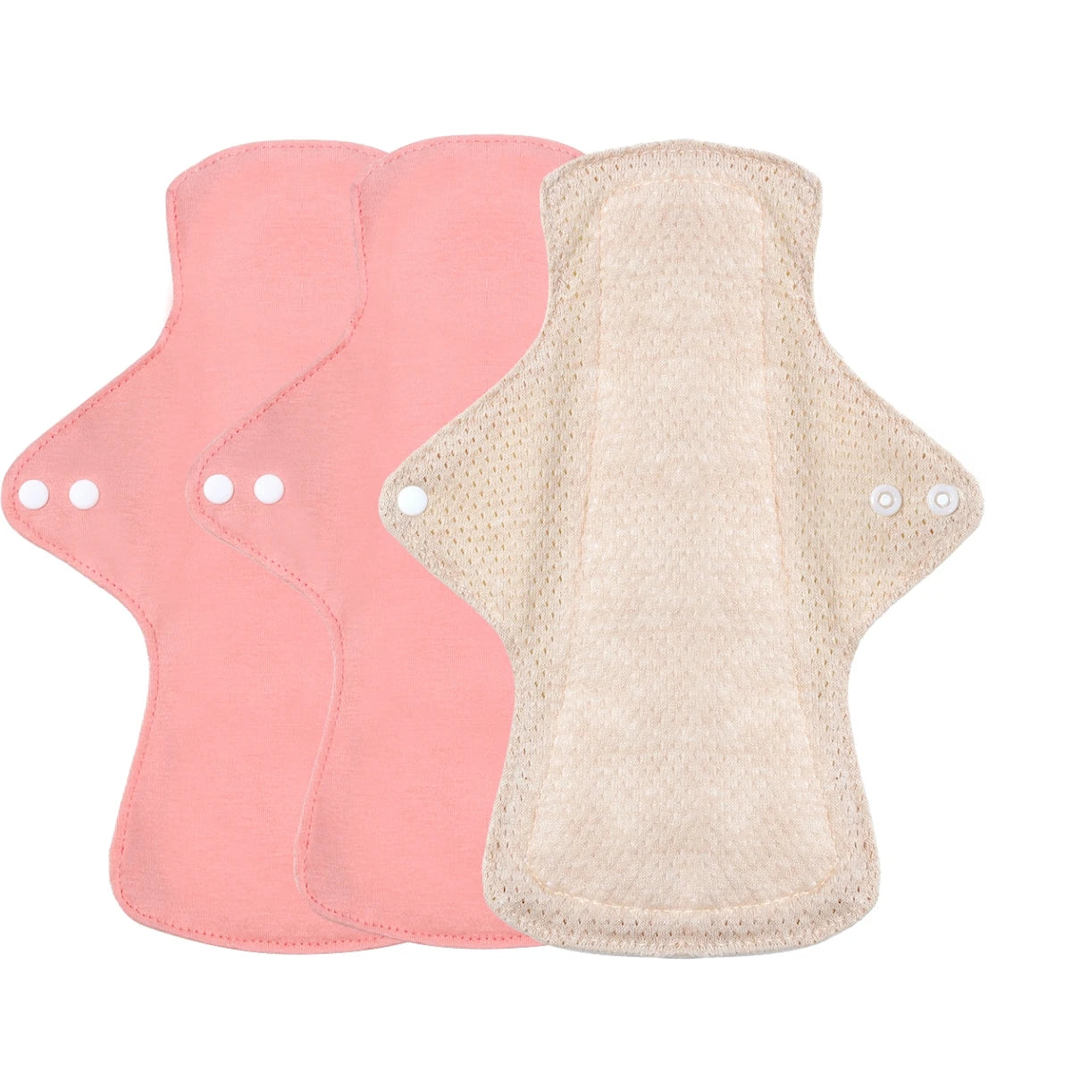 AIO Washable Incontinence Pads, Leak Proof Reusable Sanitary Pads for Women, Urine Proof Period Underwear Pads 3PCS Wholesale
