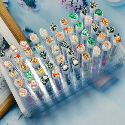 Christmas Exclusive Disposable Spiral Comb Makeup Brush Portable Eyelash And Brow Dual Purpose Brush Ultra Fine Brush