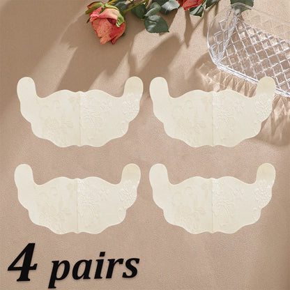 2/4 Pairs Lace U Shaped Breast Lift Tape Women Anti Sagging Adhesive Bra Pads Invisible Push Up Nipple Covers For Backless Dress