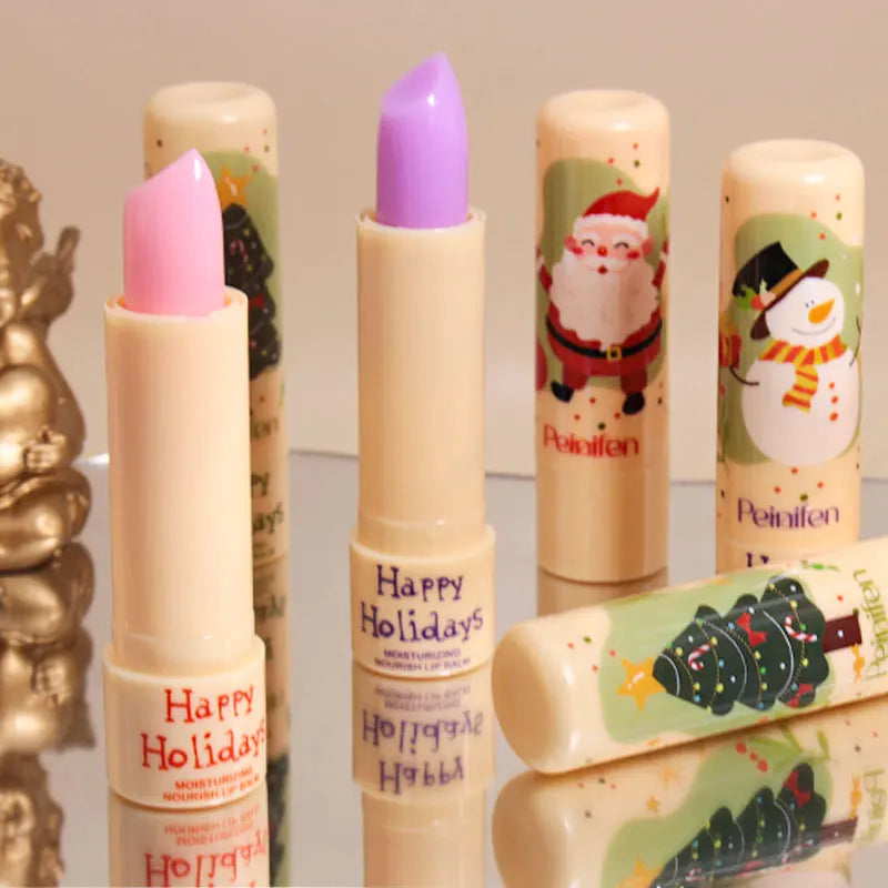 Three Color Changing Lipstick, Moisturizing and Soothing, Color Changes with Temperature, Refreshing and Non Greasy Lipstick Set