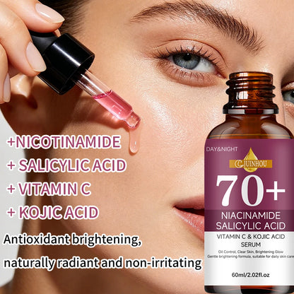 JUINHOU Niacinamide Hyaluronic Acid Face Serum Firms Deeply Hydrates Brightens Skin Improves Skin Elasticity for All Skin Types