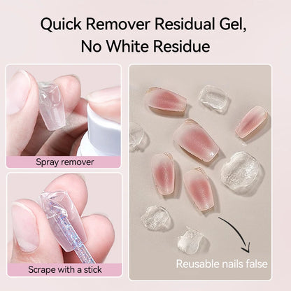 UR SUGAR 55ml Remover For Solid Tips Gel False Nail Tips Removing Gel Rhinestone Fake On Nails Dissolve Liquid Manicure Tools