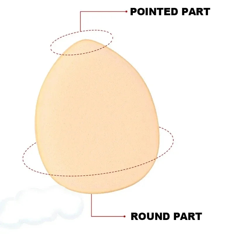 CNK 5/10Pcs Mini Finger Puff Foundation Small Air Cushion Powder Sponge Face Concealer BB Cream Cosmetic Applicator Makeup Tool