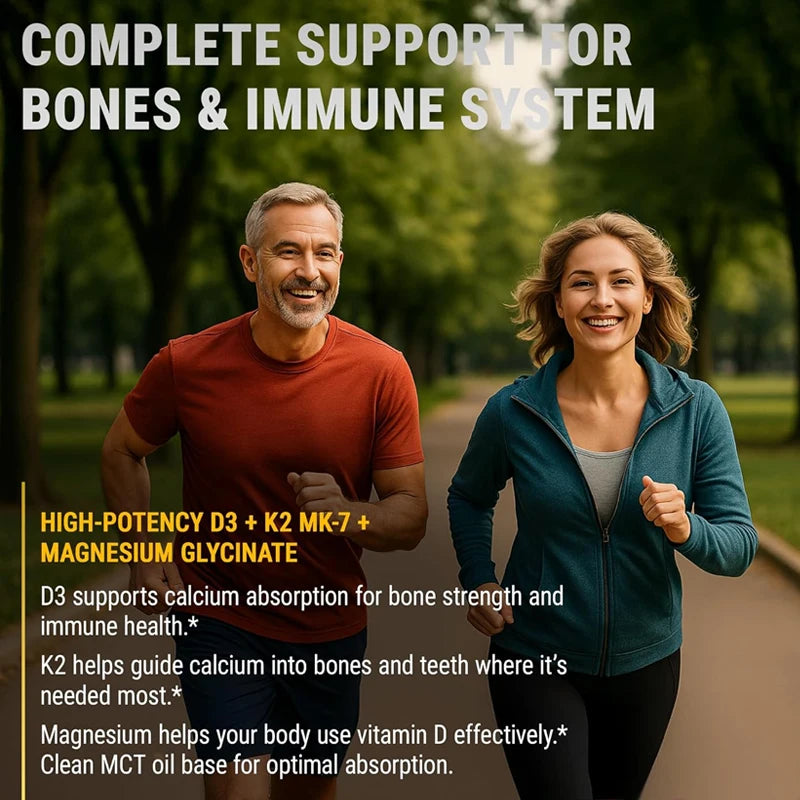 Bone & Joint Health Support Supplement, with Zinc, Magnesium, for Muscle Growth, Heart Wellness, Immune Function, Energy