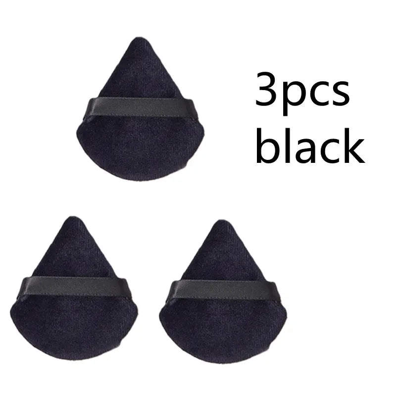 Colorful Triangle Makeup Puff Cosmetic Powder Pufff Makeup Sponge Puff Dry Use Women Smooth Beauty Washable Face Makeup Tool New