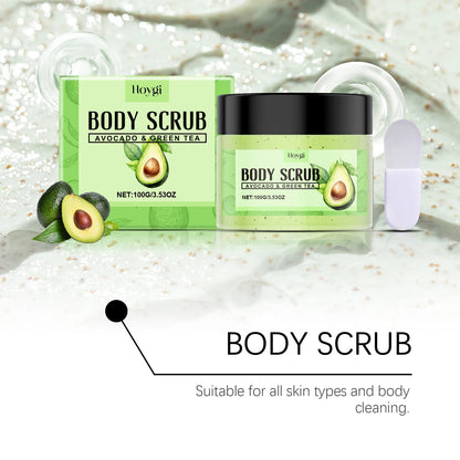 Matcha Body Scrub Gentle Exfoliating Cleansing Pores Effectively Removes Dirt Smooth Skin Nourishing Skin Scrub Nourishing Care