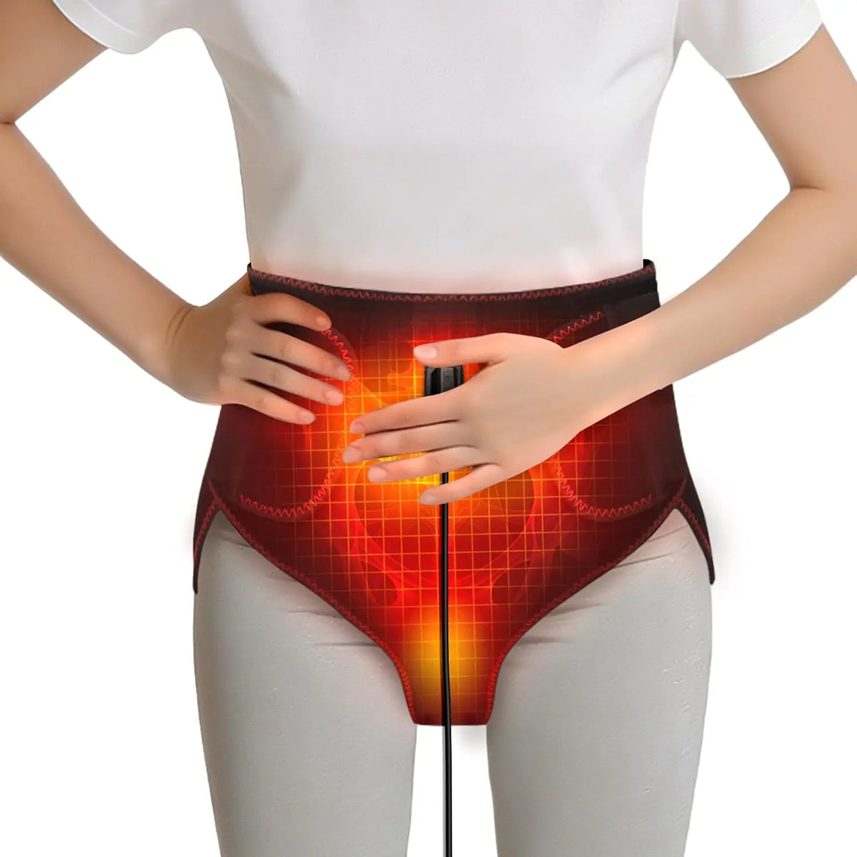 Heating Pad for Period Cramps Massager for Women Upgrade Menstrual Heating Pad for Abdomen Pain and Cramps Relief Wrap Around