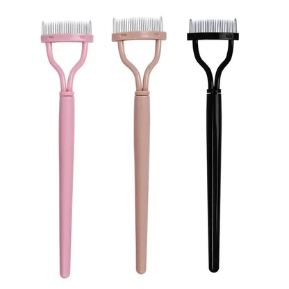 Lash Stainless Steel Eyelash Portable Eyelash Brush Comb Mascara Curl Eye Combing Tools Eyelash Curler Makeup Lash Separator