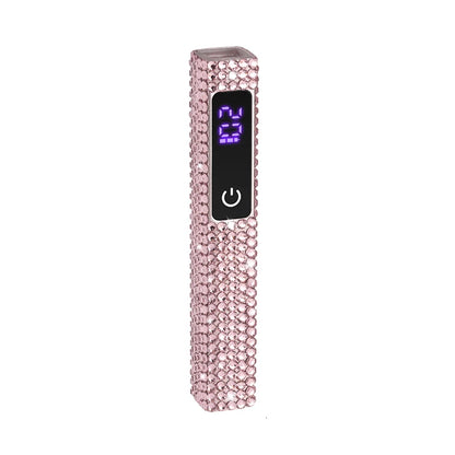 Portable Handheld Mini Nail Lamp For All Gel Polish Quick Dry USB Rechargeable Nail Dryer Machine UV LED Nail Lamp With Diamond