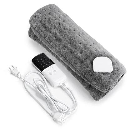 60x30cm Electric Blanket 10 Levels Heating Pad Double Helix Temperature Control Timing Thermal Mat for Office Home Period Cramps