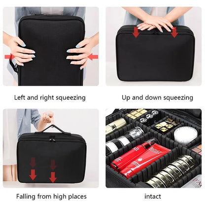 New Oxford Makeup Bag For Women Professional Large Capacity Travel Cosmetic Case Waterproof Manicure Makeup Toolbox