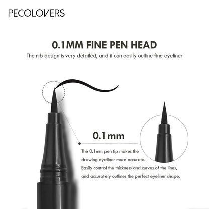 Quick-dry Eyeliner Pencil Makeup Long Lasting Smooth Matte Eye Liner Waterproof Anti Smudge Liquid Eyeliner Pen Eyes Cosmetics