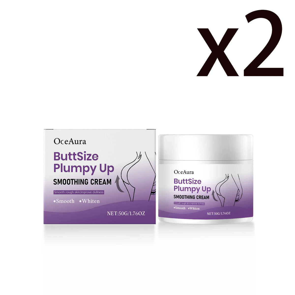 Buttsize Plumpy Up Smoothing Cream Massage Muscles Reduce Fat Mass Firm Skin Lift Shaping Buttocks Moisturize Enlarge Hip Lotion