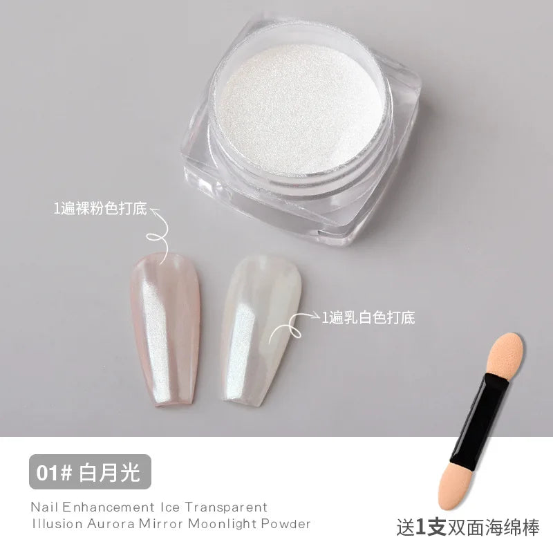 5ML/Jar Silver Metallic Painting Gel Nail Polish Sparkling Glitter Nail Art Gel Varnish Mirror Effect UV Gel Polish Manicure Art