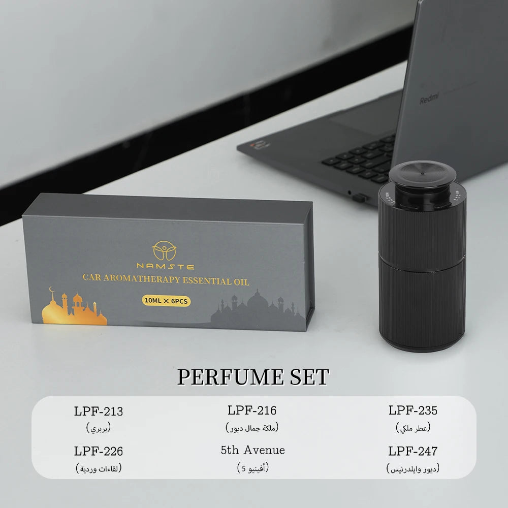 Namste Premium Aromatherapy Diffuser USB Charging Aluminium Alloys Material Aromatic Oil Diffuser Air Freshener Device For Home