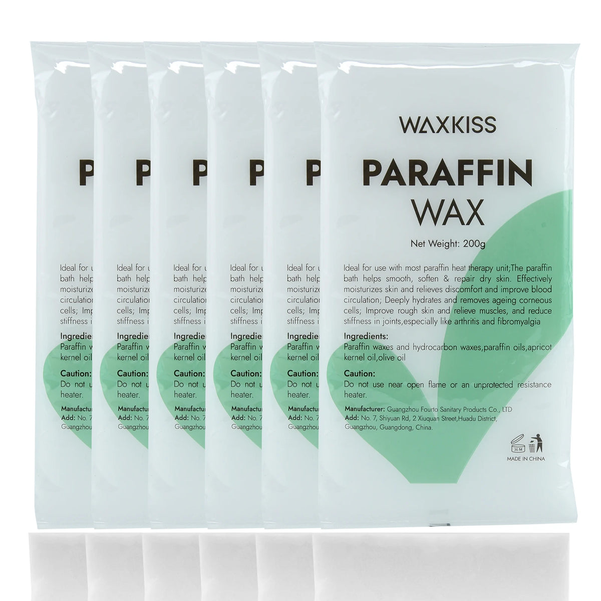 WAXKISS 1200g Paraffin Wax Refill for Paraffin Wax Bath Machine Moisturizing and Skin Softening Hand and Foot Care Wax New Formula for Long-Lasting Warmth Gentle Paraffin Wax Treatment for Smooth and Soft Skin Ideal for Home