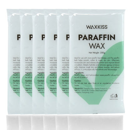 WAXKISS 1200g Paraffin Wax Refill for Paraffin Wax Bath Machine Moisturizing and Skin Softening Hand and Foot Care Wax New Formula for Long-Lasting Warmth Gentle Paraffin Wax Treatment for Smooth and Soft Skin Ideal for Home