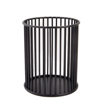 【M】Nordic Hollow Out Makeup Brush Holder Organizer Cylindrical Practical Pen Holder Portable Cosmetic Organizer Bucket