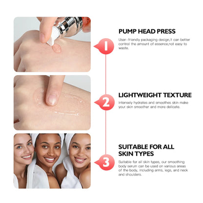 Smoothing Body Serum Intensive Hydration Moisturizing Improves Skin Elasticity Non-sticky Body Serum Suitable For All Skin Types