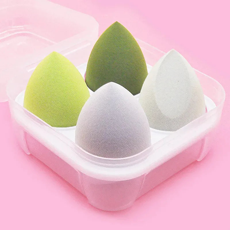 4/12Pcs Beauty Egg Makeup Blender Cosmetic Puff Makeup Sponge Cushion Foundation Powder Sponge Beauty Tool Women Make Up