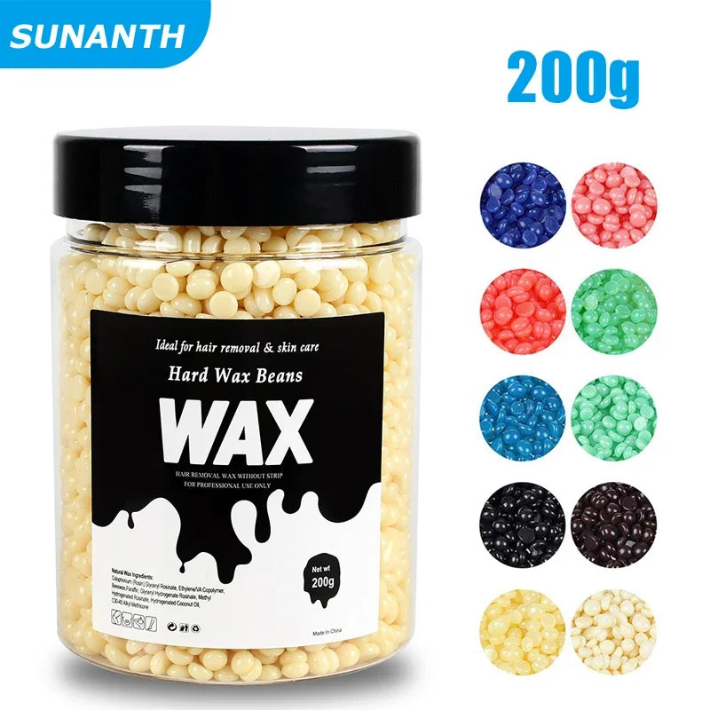 2026 Lavender Hard Wax Beads 200g Painless Formula Gentle For Bikini Brazilian Full Body At Home for Hair Removal