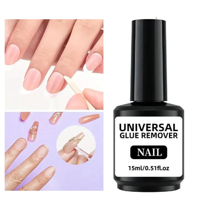 15ml *2 Pieces Glue Remover Cleaner Liquid for False Nails/UV Gel/Polish/Sticker/Decorations Easy Remover