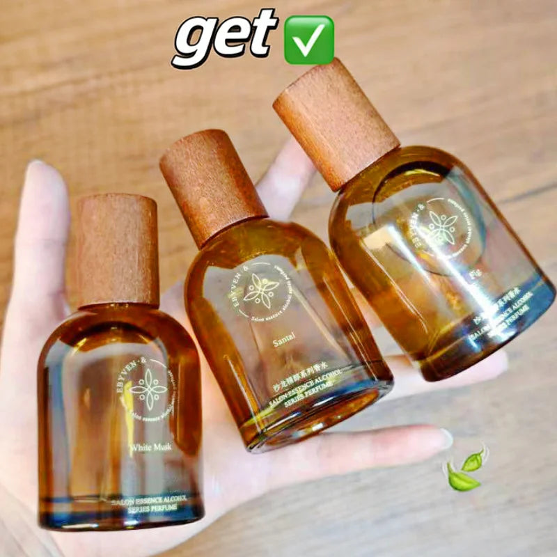 Fig White Musk Perfume Korean Woody Floral Fragrance Green Leaf Accents Women's Sandalwood Rose Honey Body Deodorizing Spray