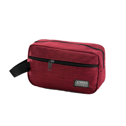 Durable Oxford Makeup Storage Pouch Waterproof Hand‑held Travel Toiletry Bag Multi‑pocket Cosmetic Organizer For Trip