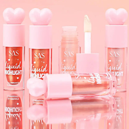 Liquid Highlighter For Face Contouring Makeup Shimmer Brightening Moisturizer Body And Cheekbone Enhancer