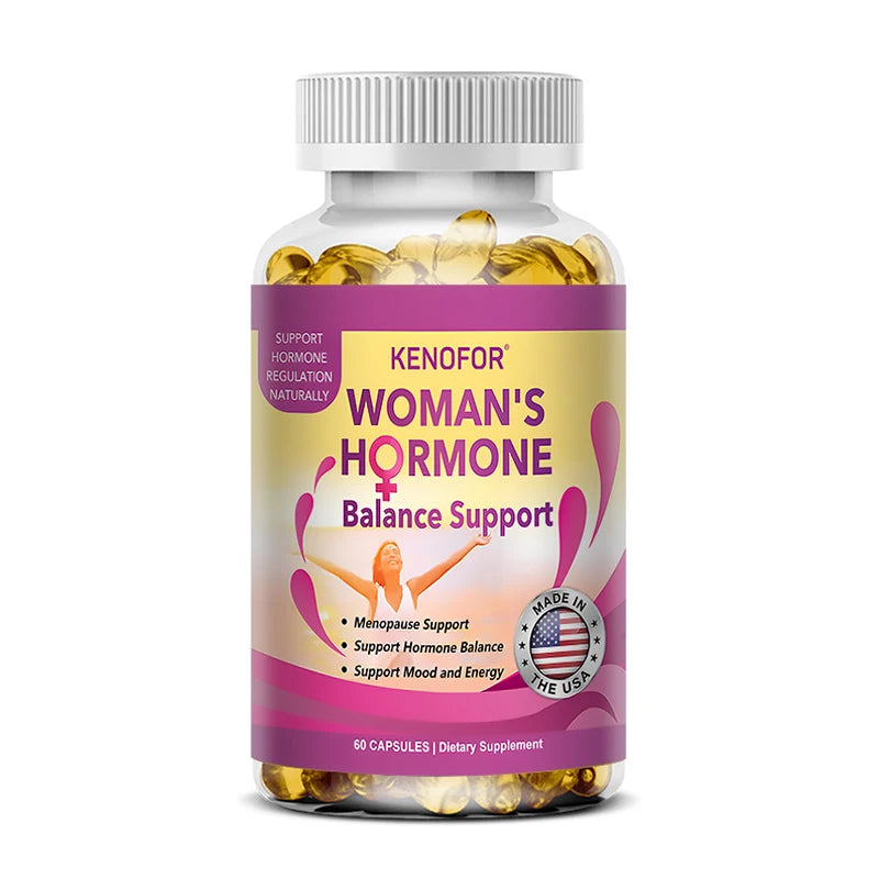 Menopause Relief for Women Hot Flashes Night Sweats & Improve Mood, Support Women's Health, 120 Capsules