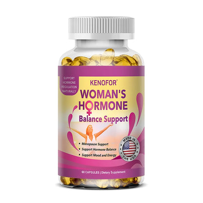 Menopause Relief for Women Hot Flashes Night Sweats & Improve Mood, Support Women's Health, 120 Capsules