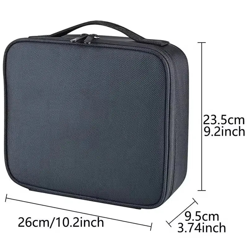 Female Makeup Case Professional Beauty Brush Embroidery Manicure Tool Cosmetic Storage Box Waterproof Women Makeup Bag