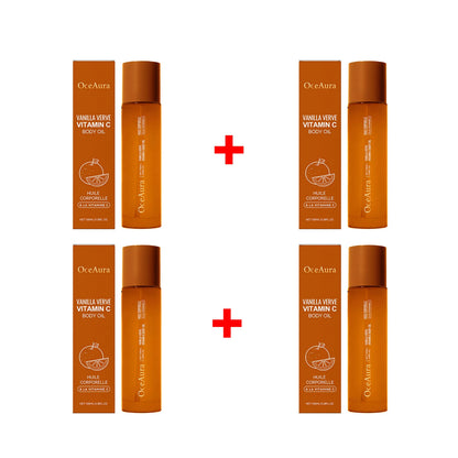 Vitamin C Body Oil Deeply Hydrates and Nourishes Skin Antioxidant Restores Dry Skin Body Massage Essential Oil