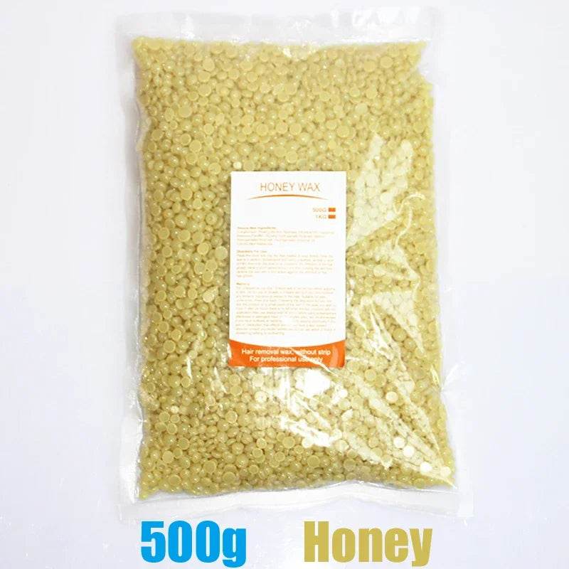 50/200/500g Painless Hard Wax Beans Depilatory Wax Beads Effective Hair Removal For Face Leg Bikini Body Home Wax Kit Supply