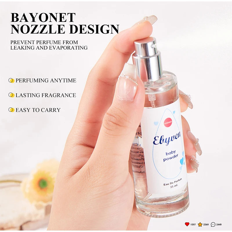 Vanilla Fruity Fresh EDT Unisex Body Clothing Fabric Perfume Spray Refreshing Aroma Versatile Scent Daily Use Fragrance Mist
