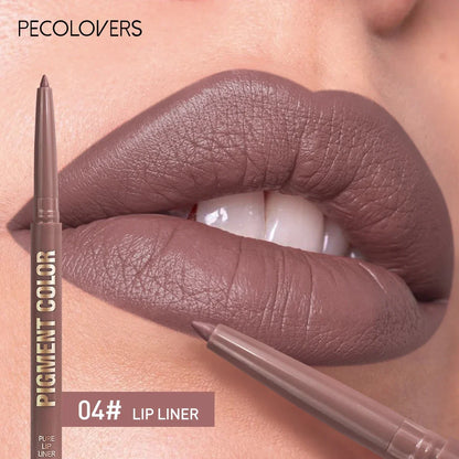 1PC Matte Lip Liner Pen - Long-Lasting, Waterproof, Easy Glide, Moisturizing Suitable for All Skin Types, Lip Makeup
