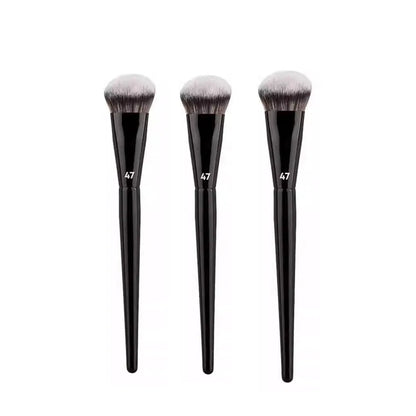 1/2/3Pcs 47 Professional Foundation Brush Angled Cosmetic Tool for Liquid Cream Blending Blush & Makeup Shadow - Broom Design