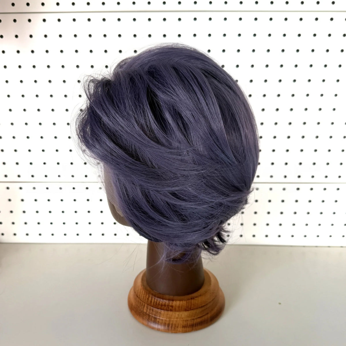 613 Blonde Short Bob Straight Wig for Man 8 Inch 13*4 Synthetic Lace Wigs 150% Density with Heat Resistant Fiber Hair Wig