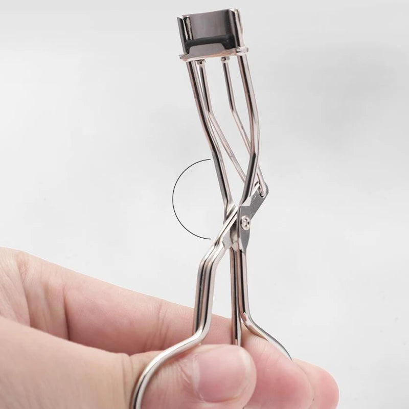 Mini Partial Eyelash Curler Nature Curl Sun Flower Eyelash Extension Volume Tweezers Stainless Steel Beauty Makeup Tool