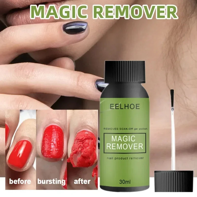 Fast Remover Magic Nail Gel 50ML Polish Remover UV Gel Polish Delete Magic Burst Nail Gel Cleaner Semi Permanent Varnish Polish