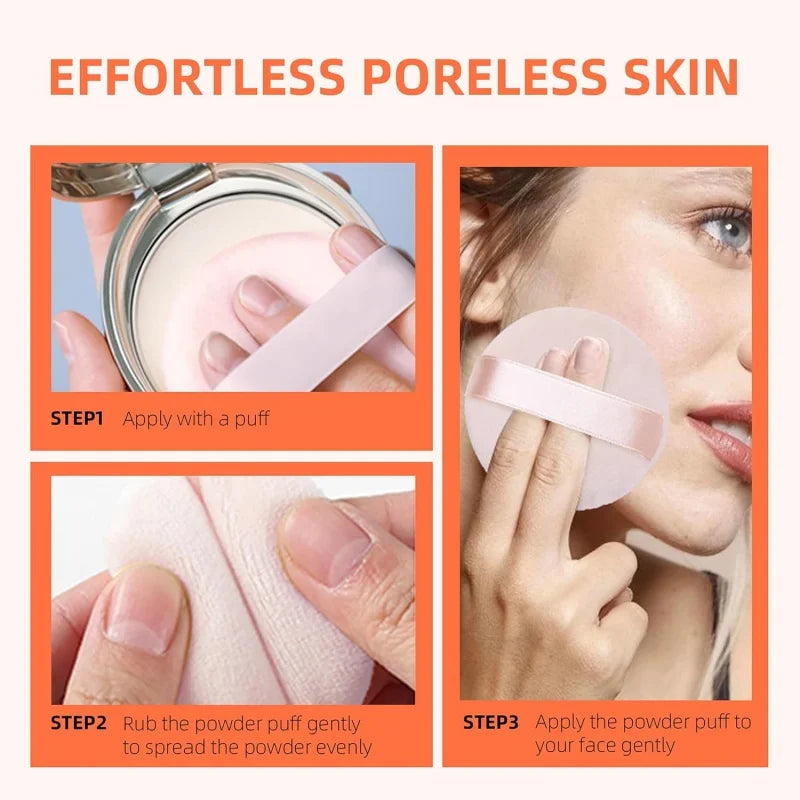 5Pcs Round Makeup Sponges Cosmetic Tools Soft Velvet Concealer Powder Puff Blender Sponges Facial Foundation Make Up Accessories