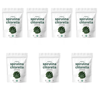 Organic Spirulina & Chlorella 720 Tablets – Broken Cell Wall, Chlorophyll Rich, Supports Daily Energy, Immunity & Vitality