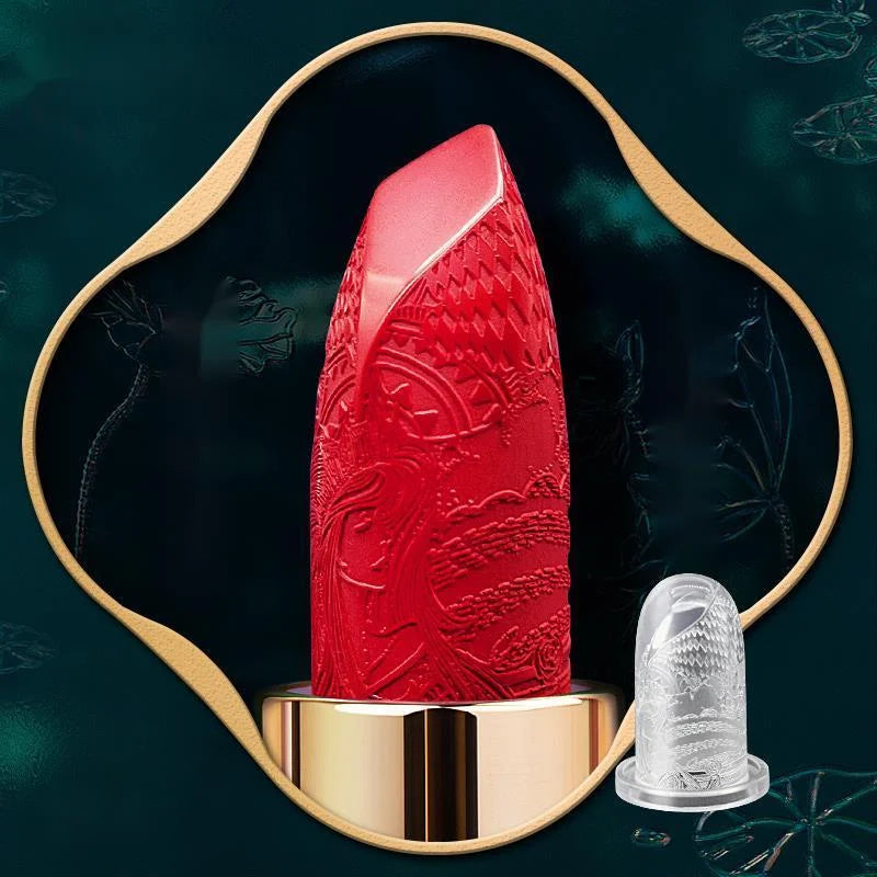 12.1mm Flower Like Brocade Carved Lipstick Silicone Mold Diy Hand-made Material Repair Tools Need To Be Used In Combination