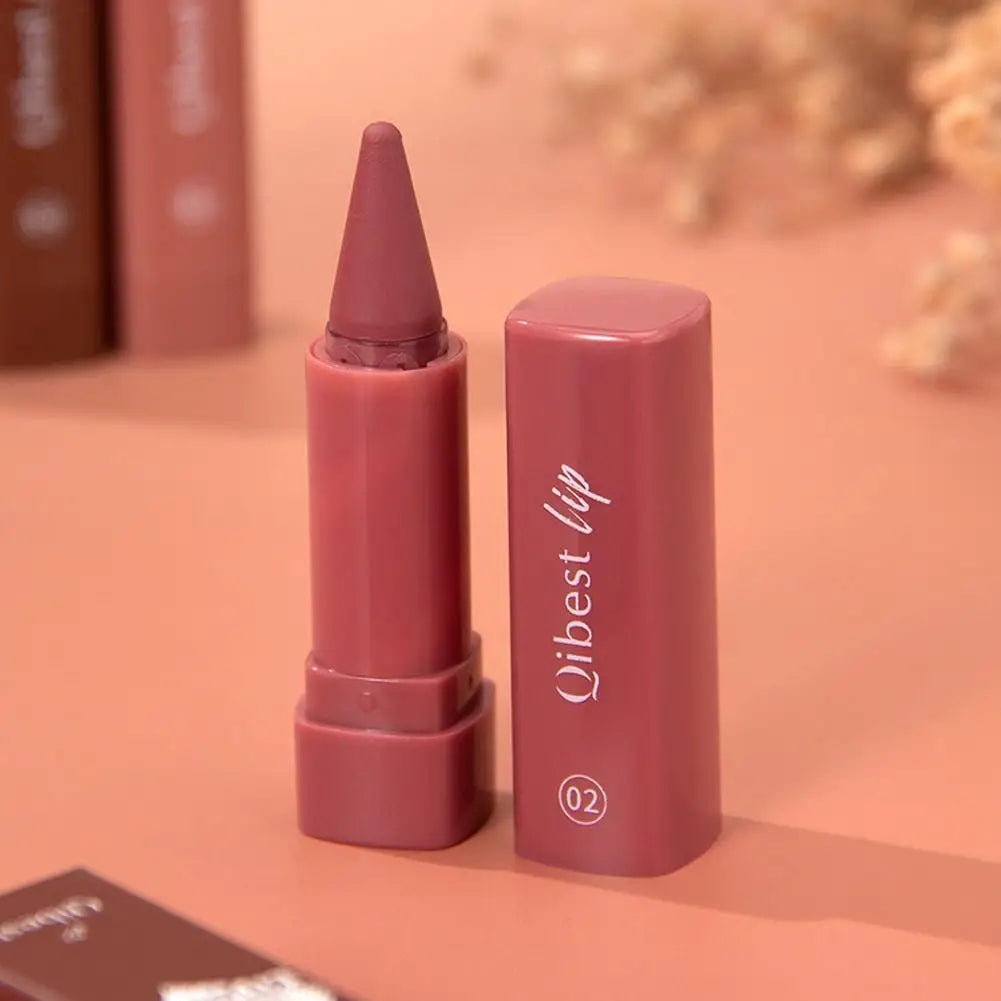 Twist Up Lip Liner Lipstick Pen Multipurpose Powder Blusher Velvet Matte Waterproof Lip Contour Non Stick Cup Lip Rouge Makeup