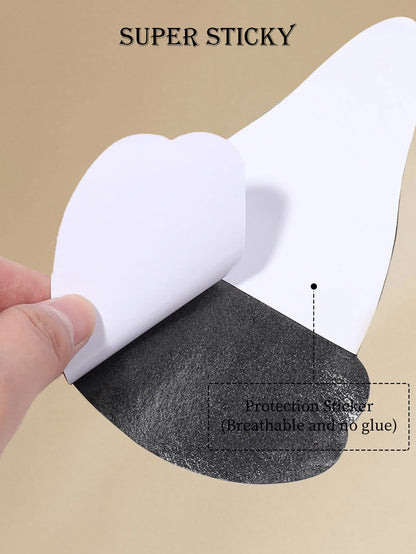10-Pack Invisible Breast Petals, Skin-Friendly and Breathable Lift-Up Stickers, Ultra-Strong Adhesive Chest Support Pads